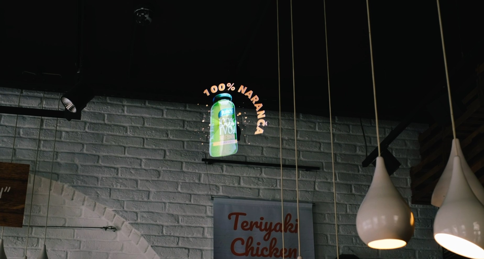 3D HOLO AD in mega popular Good Food restaurants