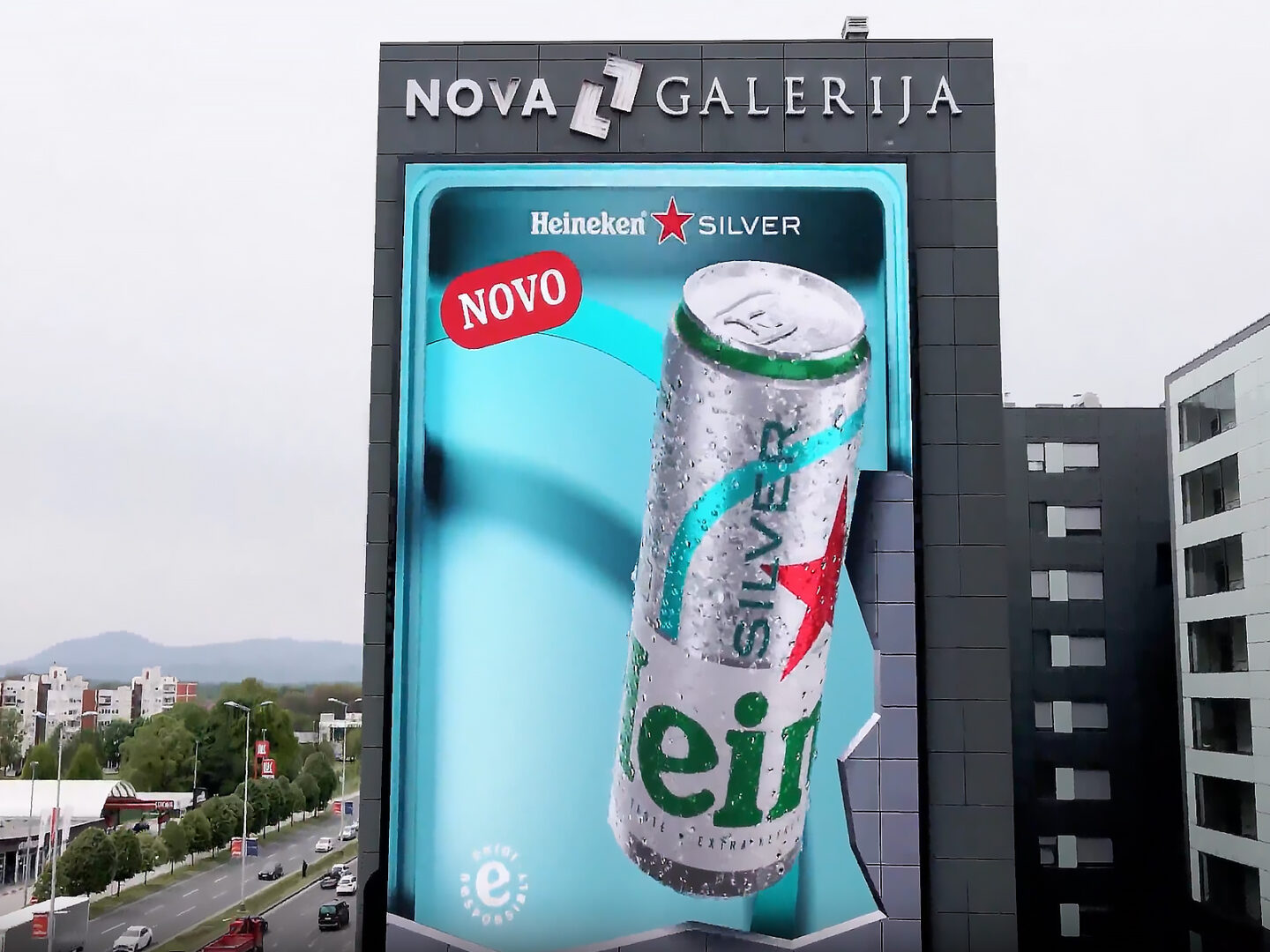 HEINEKEN ODUŠEVIO 3D KAMPANJOM NA MEGA POVRŠINAMA